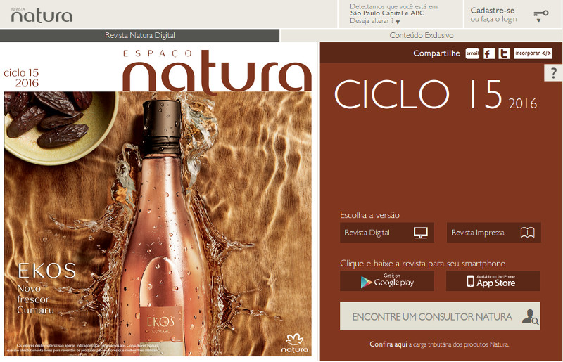 Tudo sobre a Revista Natura - Revista Natura Online